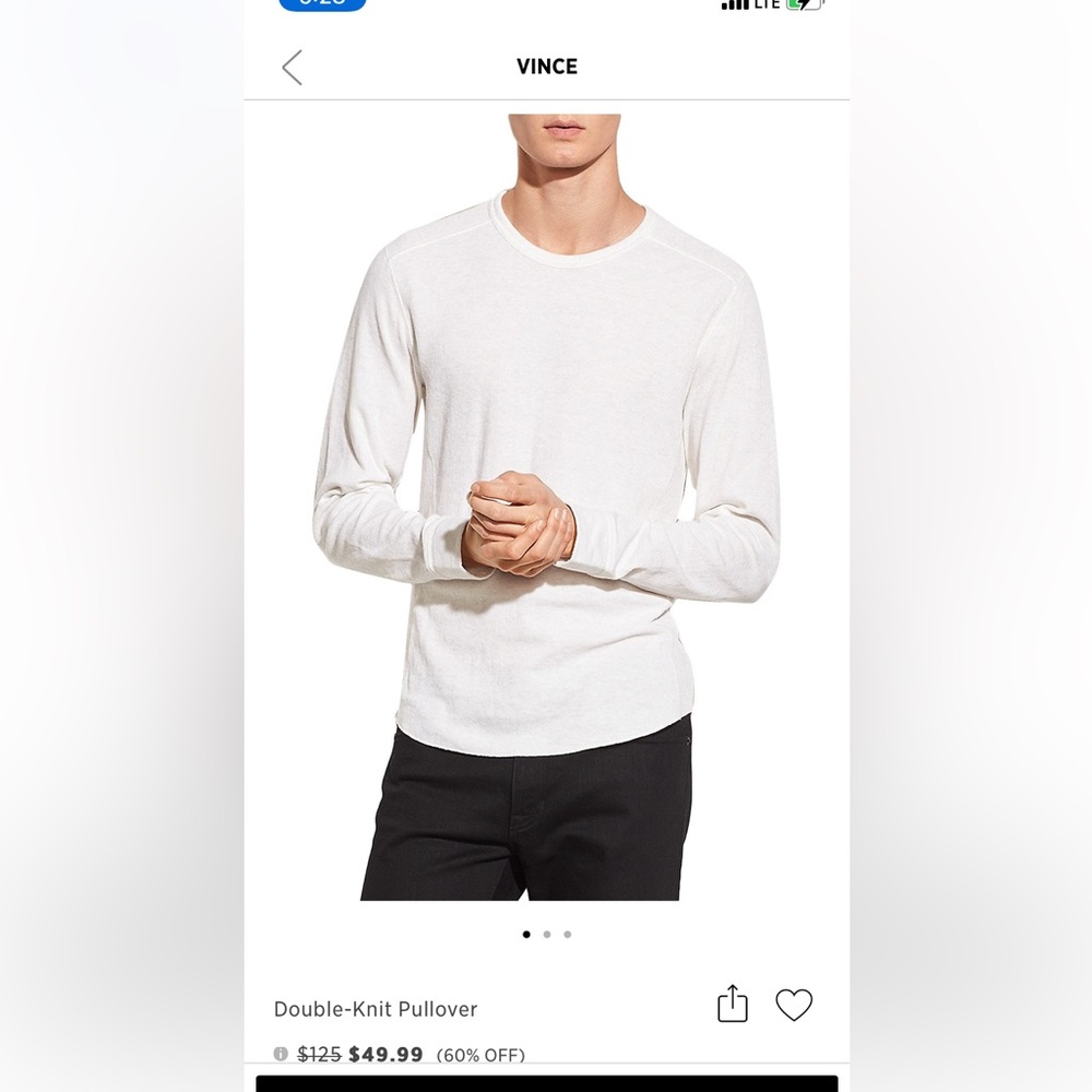 Vince pullover top NWT